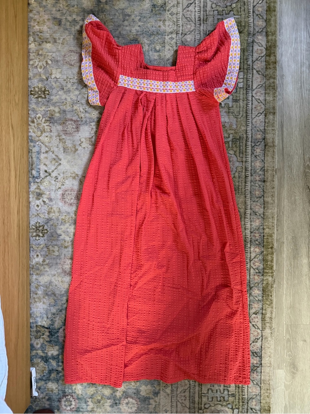 Vintage Coral House Dress